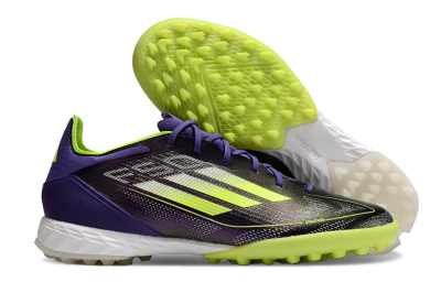 Adidas F50 Elite TF Artificial Turf Soccer Shoes - Purple/Yellow/White