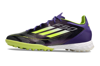Adidas F50 Elite TF Artificial Turf Soccer Shoes - Purple/Yellow/White