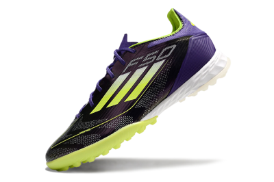 Adidas F50 Elite TF Artificial Turf Soccer Shoes - Purple/Yellow/White