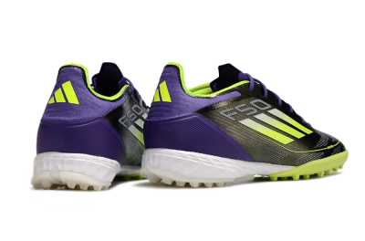 Adidas F50 Elite TF Artificial Turf Soccer Shoes - Purple/Yellow/White