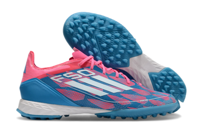 Adidas F50 Elite FG Artificial Turf Soccer Cleats - Blue/Pink/White