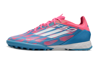 Adidas F50 Elite FG Artificial Turf Soccer Cleats - Blue/Pink/White