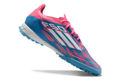 Adidas F50 Elite FG Artificial Turf Soccer Cleats - Blue/Pink/White