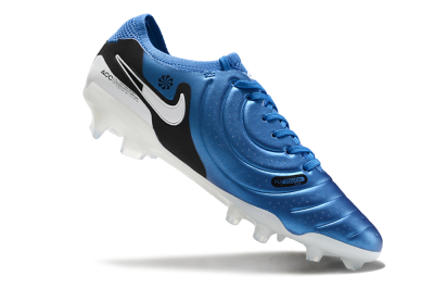 Nike Tiempo Legend 10 Elite FG Firm Ground Soccer Cleats - Blue/White/Black