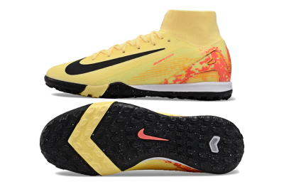 Nike Air Zoom Mercurial Superfly 10 Elite TF Artificial Turf Soccer Shoes - Yellow/Pink/Black