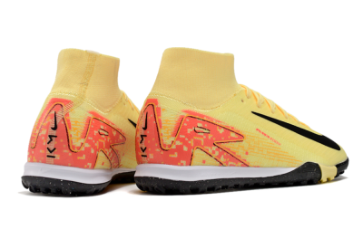 Nike Air Zoom Mercurial Superfly 10 Elite TF Artificial Turf Soccer Shoes - Yellow/Pink/Black