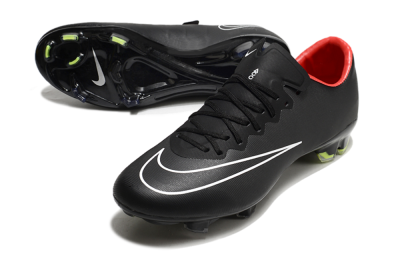 Nike Mercurial Vapor 10 FG Firm Ground Soccer Cleats - Black/White/Orange