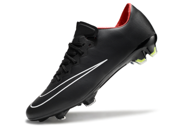 Nike Mercurial Vapor 10 FG Firm Ground Soccer Cleats - Black/White/Orange