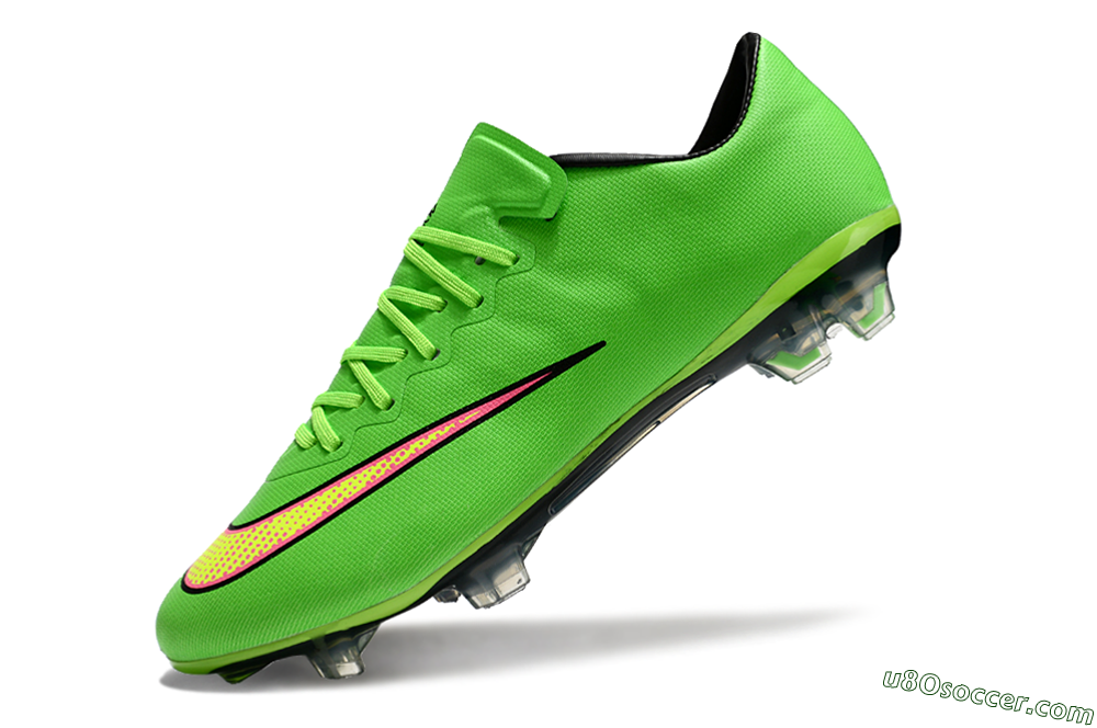 Nike Mercurial Vapor 10 FG Firm Ground Soccer Cleats - Yellow/Red/Gold 5