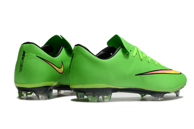 Nike Mercurial Vapor 10 FG Firm Ground Soccer Cleats - Yellow/Red/Gold
