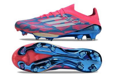 Adidas F50+ Lightstrike Pro FG Firm Ground Soccer Cleats - Blue/Pink/White