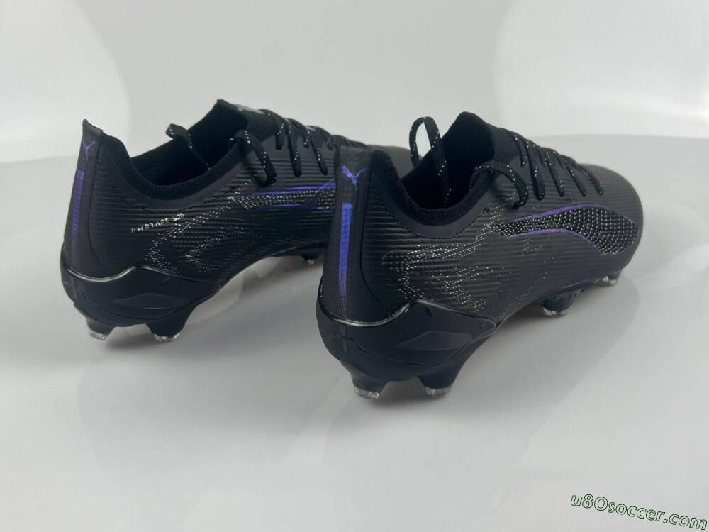 Puma Ultra 5 Ultimate FG Firm Ground Soccer Cleats - Black/Silver/Blue
