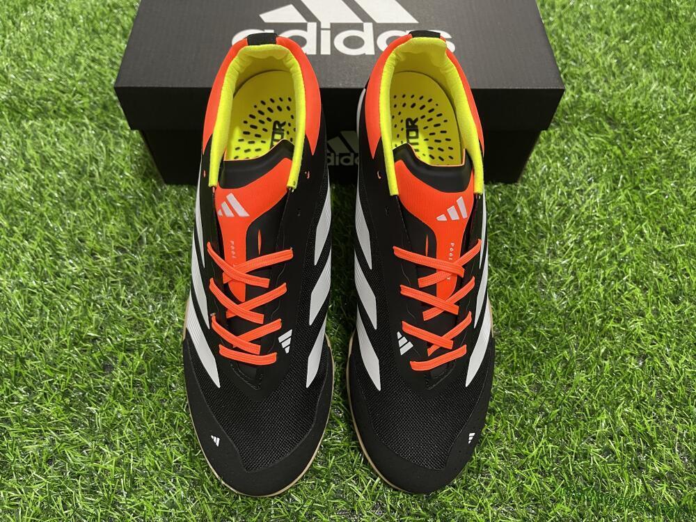 Adidas Predator 24 Elite IC Indoor & Futsal Soccer Shoes - Black/White/Red