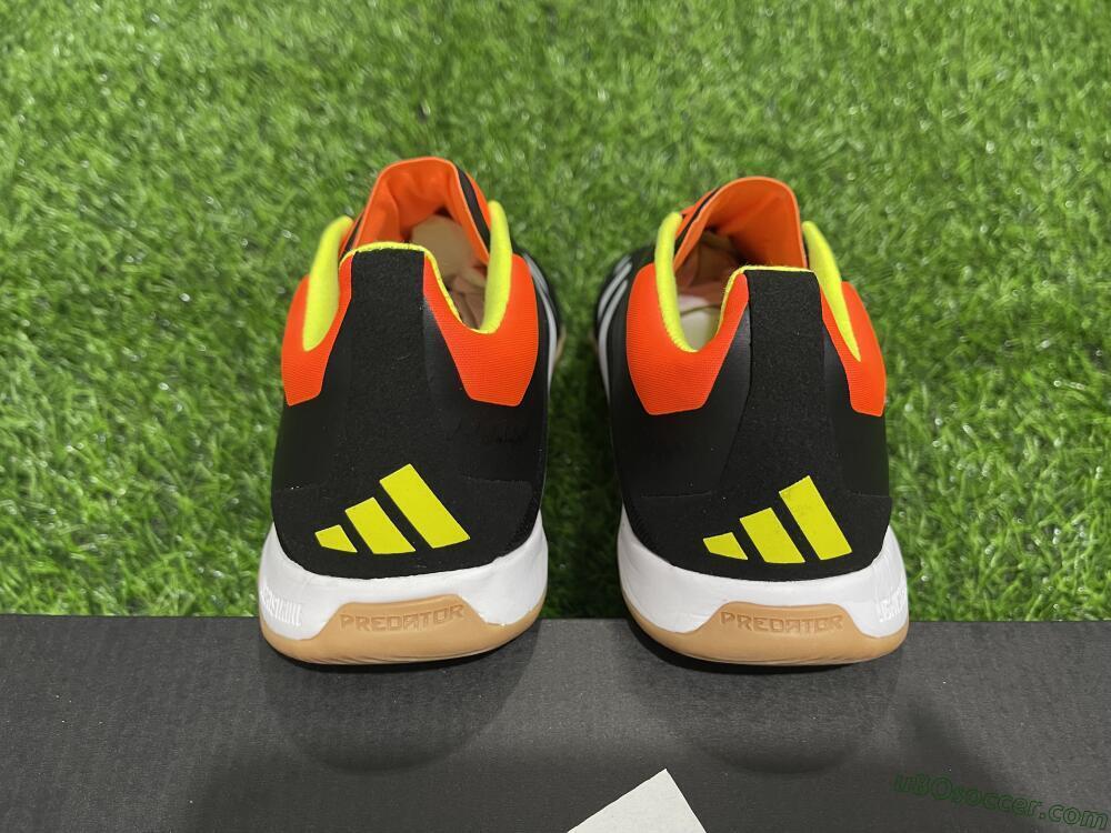 Adidas Predator 24 Elite IC Indoor & Futsal Soccer Shoes - Black/White/Red
