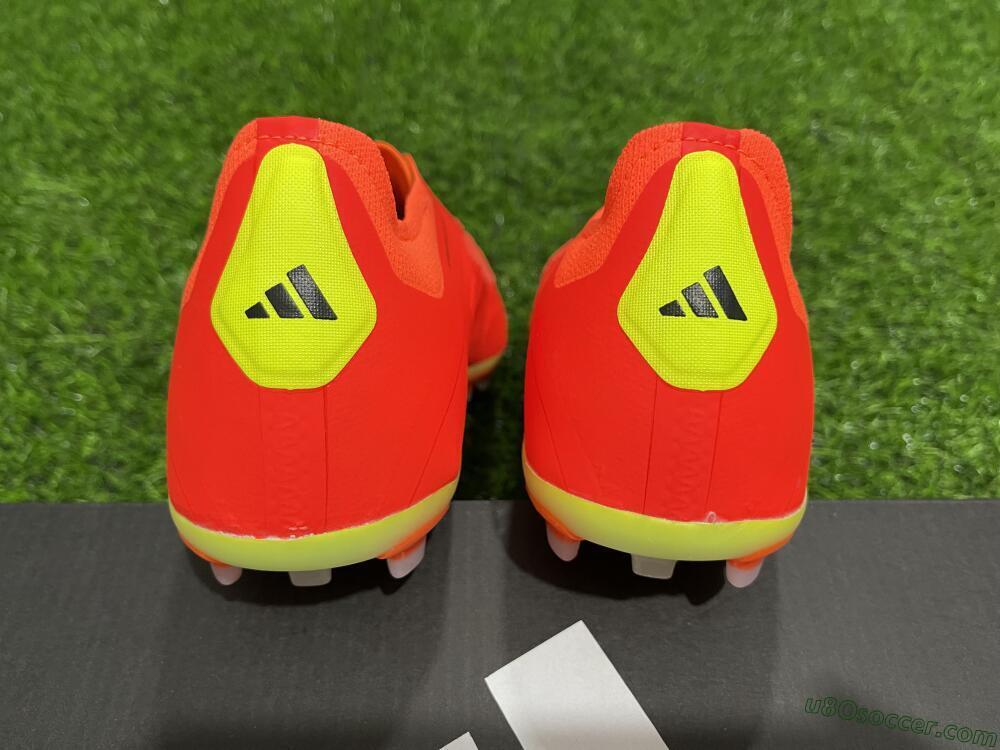 Adidas Predator 24 Elite AG Artificial Grass Soccer Cleats - Red/Silver/Yellow