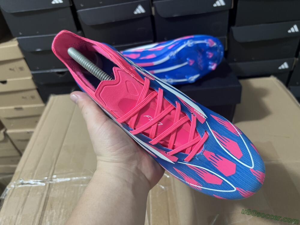 Adidas F50 Elite FG Firm Ground Soccer Cleats - Blue/Red/White