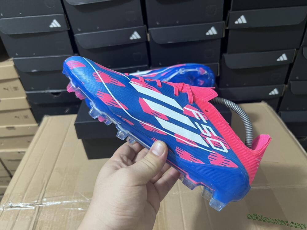 Adidas F50 Elite FG Firm Ground Soccer Cleats - Blue/Red/White