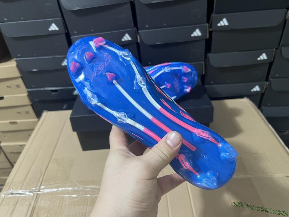 Adidas F50 Elite FG Firm Ground Soccer Cleats - Blue/Red/White