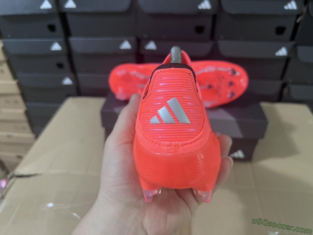 Adidas F50 Elite Laceless FG Firm Ground Soccer Cleats - Red/Blue/Silver