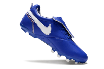 Ronaldo x Nike Tiempo Legend R10 Elite FG Firm Ground Soccer Cleats - Bule/White