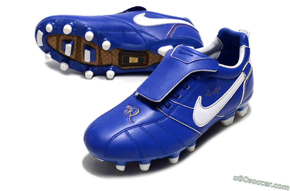 Ronaldo x Nike Tiempo Legend R10 Elite FG Firm Ground Soccer Cleats - Bule/White 3