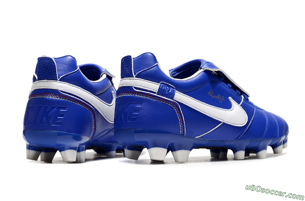 Ronaldo x Nike Tiempo Legend R10 Elite FG Firm Ground Soccer Cleats - Bule/White 6