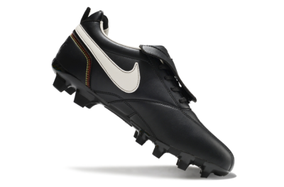 Ronaldo x Nike Tiempo Legend R10 Elite FG Firm Ground Soccer Cleats - Black/White