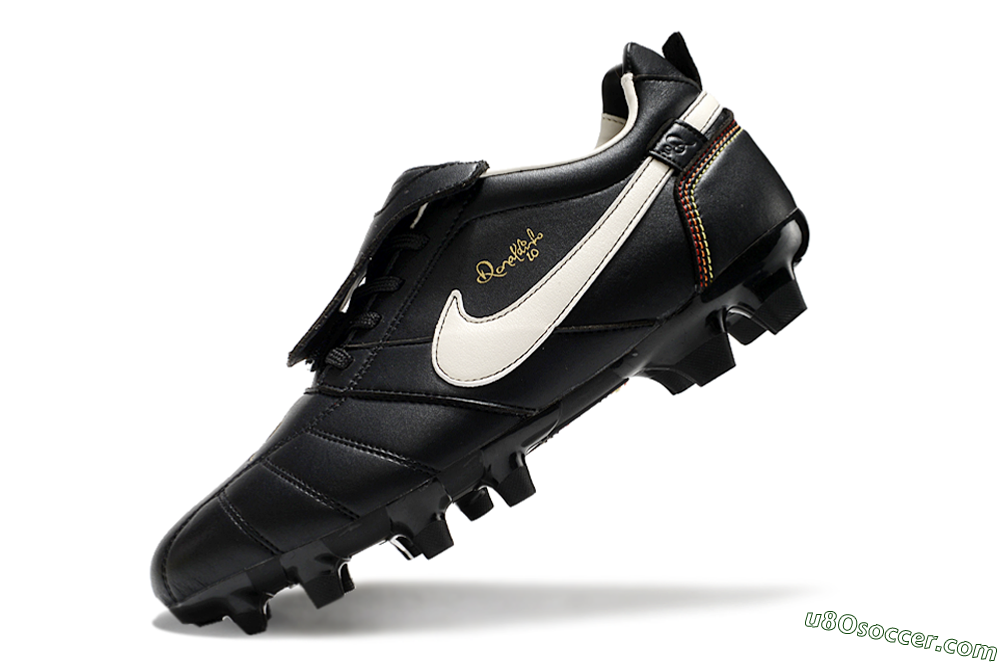 Ronaldo x Nike Tiempo Legend R10 Elite FG Firm Ground Soccer Cleats - Black/White 5