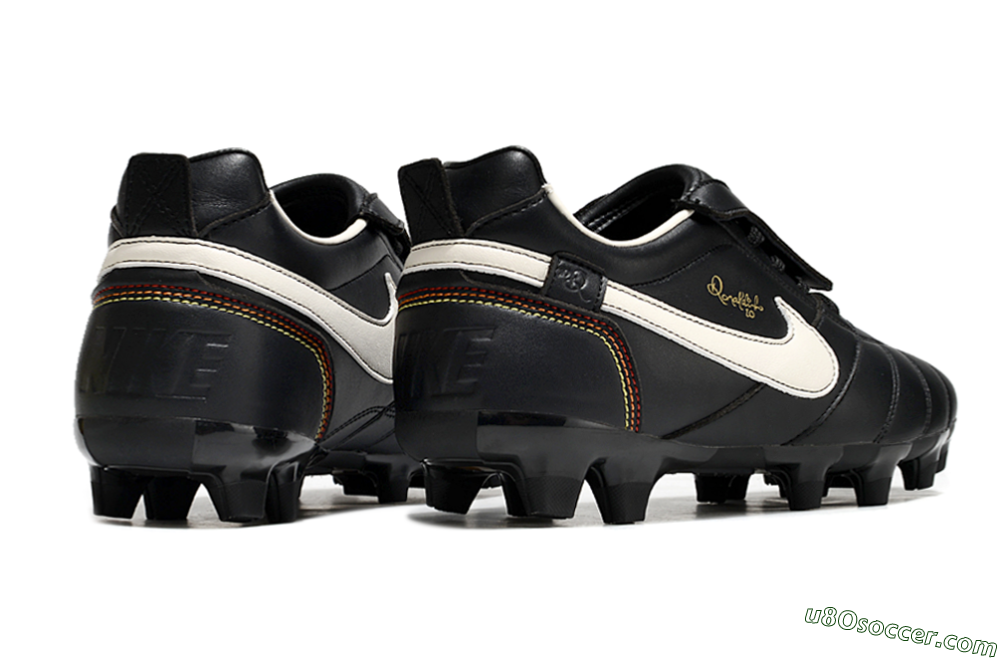Ronaldo x Nike Tiempo Legend R10 Elite FG Firm Ground Soccer Cleats - Black/White 6