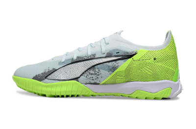 Puma Ultra 5 Ultimate TF Artificial Turf Soccer Shoes - Grey/Green/Black