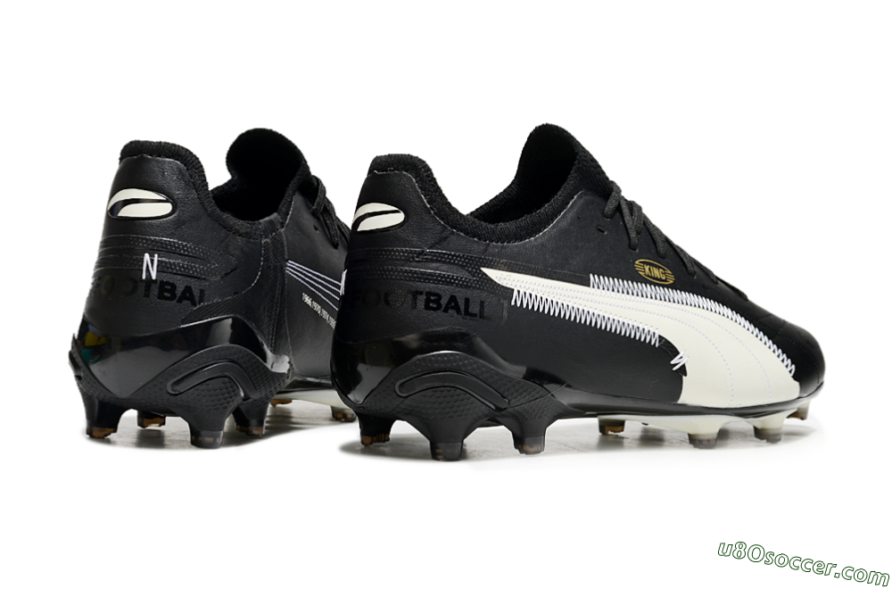 AOF x Puma King Ultimate FG Firm Ground Soccer Cleats - Black/White 6