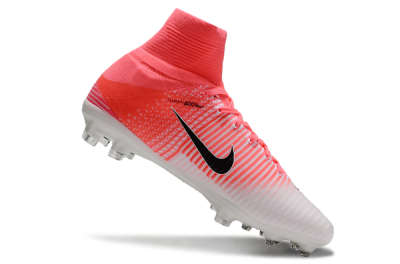 Nike Zoom Mercurial Superfly 5 Elite FG Firm Ground Soccer Cleats - Pink/White/Black