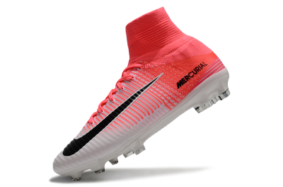 Nike Zoom Mercurial Superfly 5 Elite FG Firm Ground Soccer Cleats - Pink/White/Black