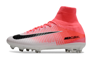 Nike Zoom Mercurial Superfly 5 Elite FG Firm Ground Soccer Cleats - Pink/White/Black