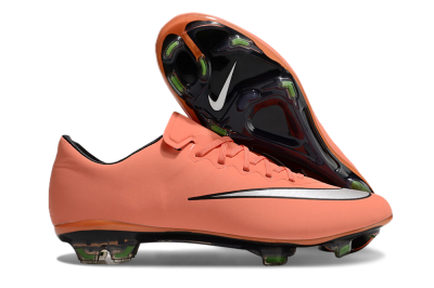 Nike Mercurial Vapor 10 Elite FG Firm Ground Soccer Cleats - Orange/White/Black