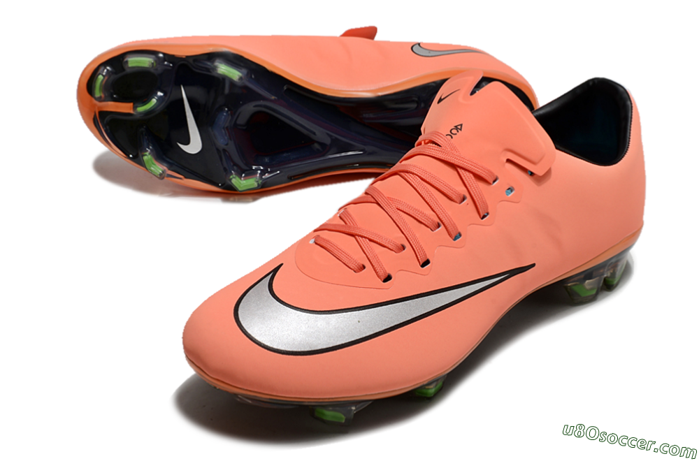 Nike Mercurial Vapor 10 Elite FG Firm Ground Soccer Cleats - Orange/White/Black 3