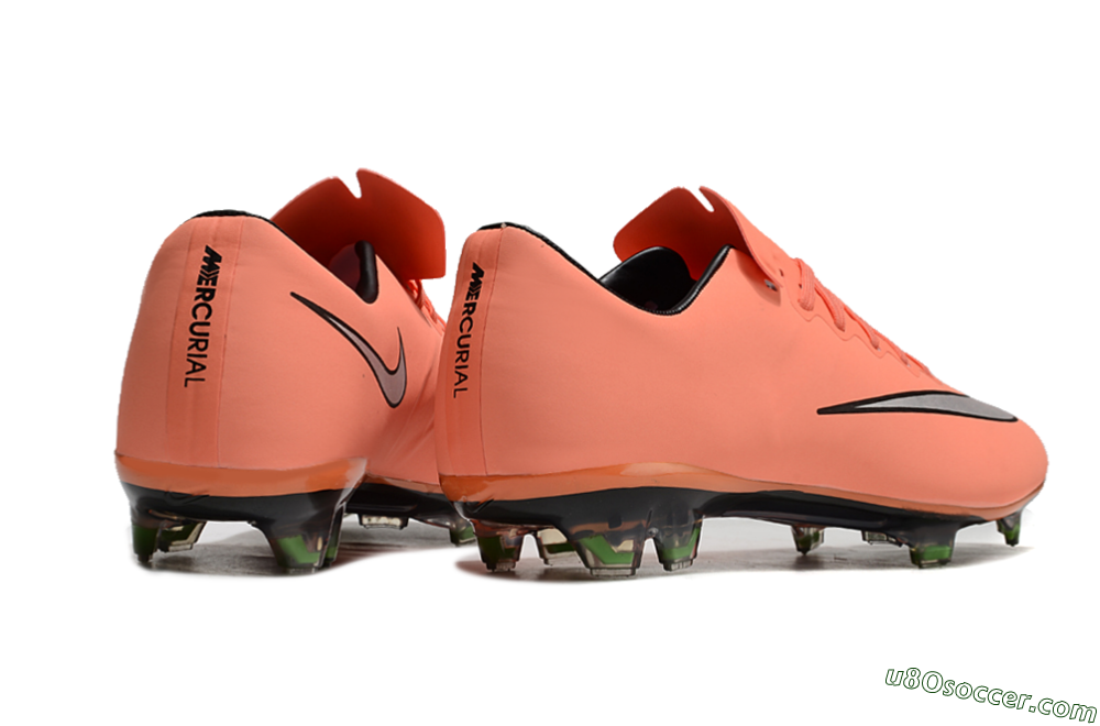 Nike Mercurial Vapor 10 Elite FG Firm Ground Soccer Cleats - Orange/White/Black 6