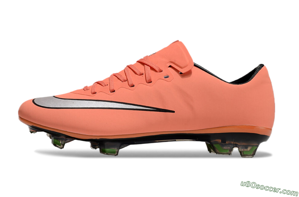 Nike Mercurial Vapor 10 Elite FG Firm Ground Soccer Cleats - Orange/White/Black 2