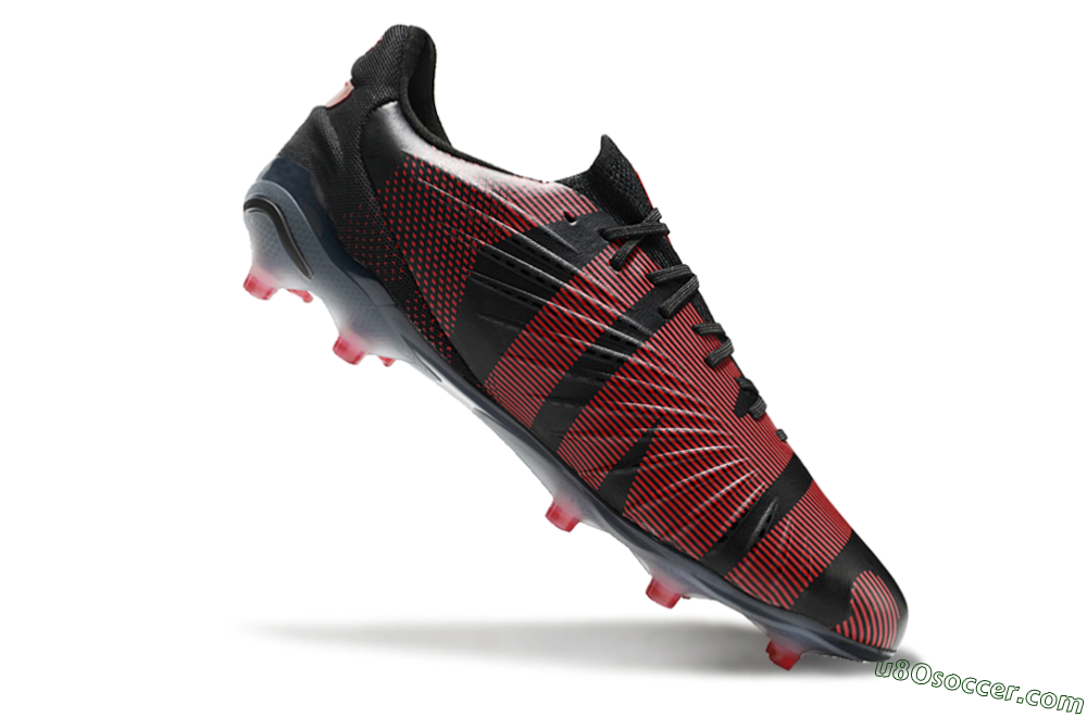 Puma King Ultimate Launch Edition FG Soccer Cleats - Black/Red