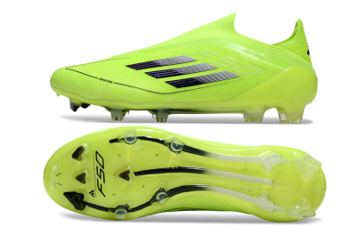 Adidas F50 Elite Laceless FG Firm Ground Soccer Cleats - Yellow/Black
