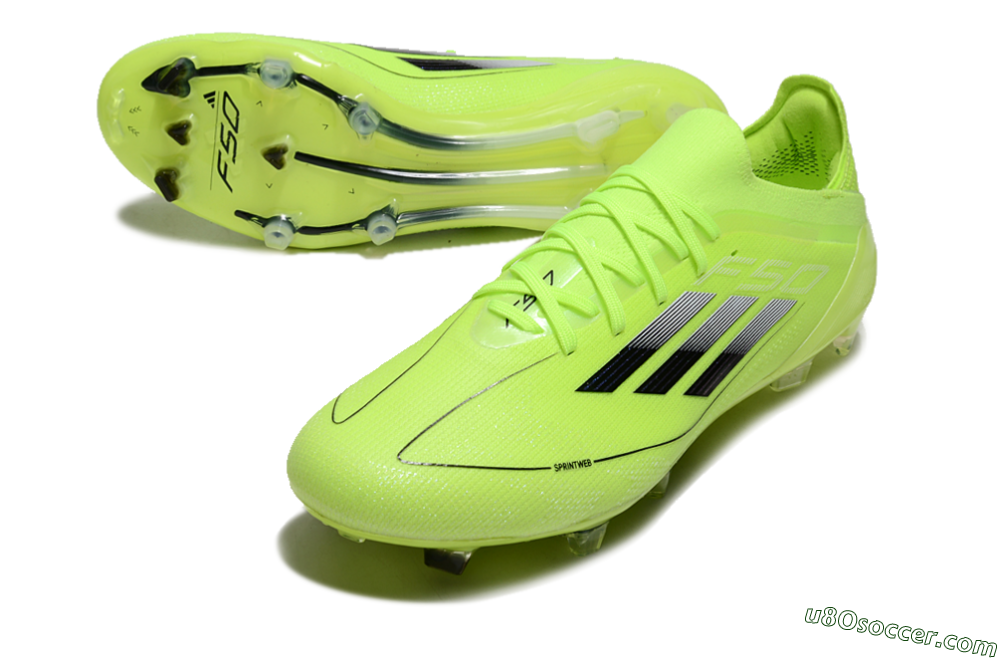 Adidas F50 Elite FG Firm Ground Soccer Cleats - Yellow/Black 3