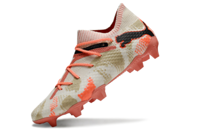 Puma Future 7 Ultimate FG Firm Ground Soccer Cleats - Beige/Black/Brown