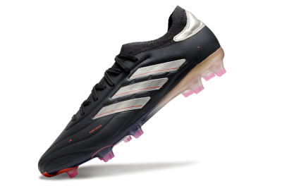 Adidas Copa Pure 2 FG Firm Ground Soccer Cleats - Black/White/Blue