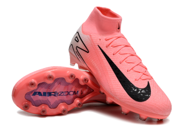 Nike Air Zoom Mercurial Superfly 10 Elite AG Artificial Grass Soccer Cleats - Pink/White/Black