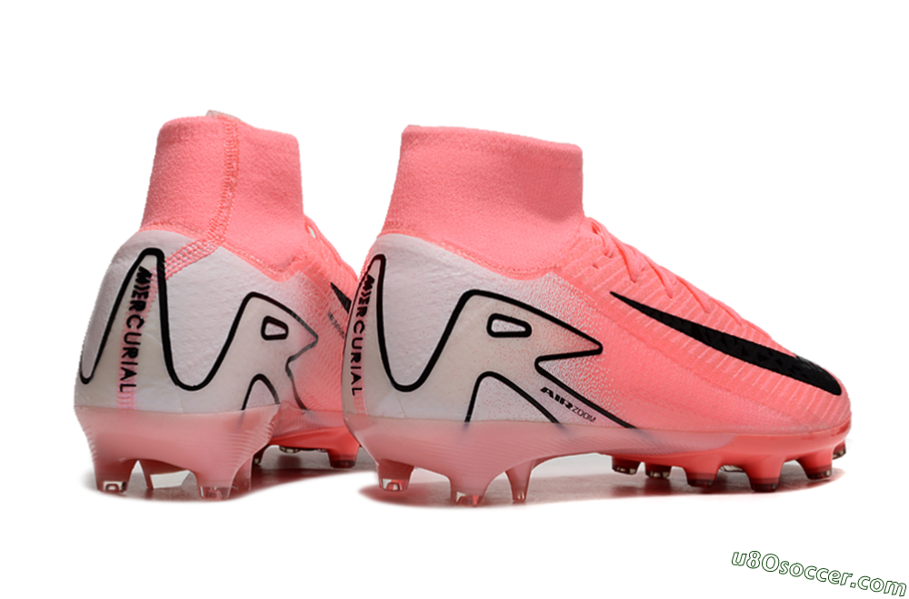 Nike Air Zoom Mercurial Superfly 10 Elite AG Artificial Grass Soccer Cleats - Pink/White/Black 6