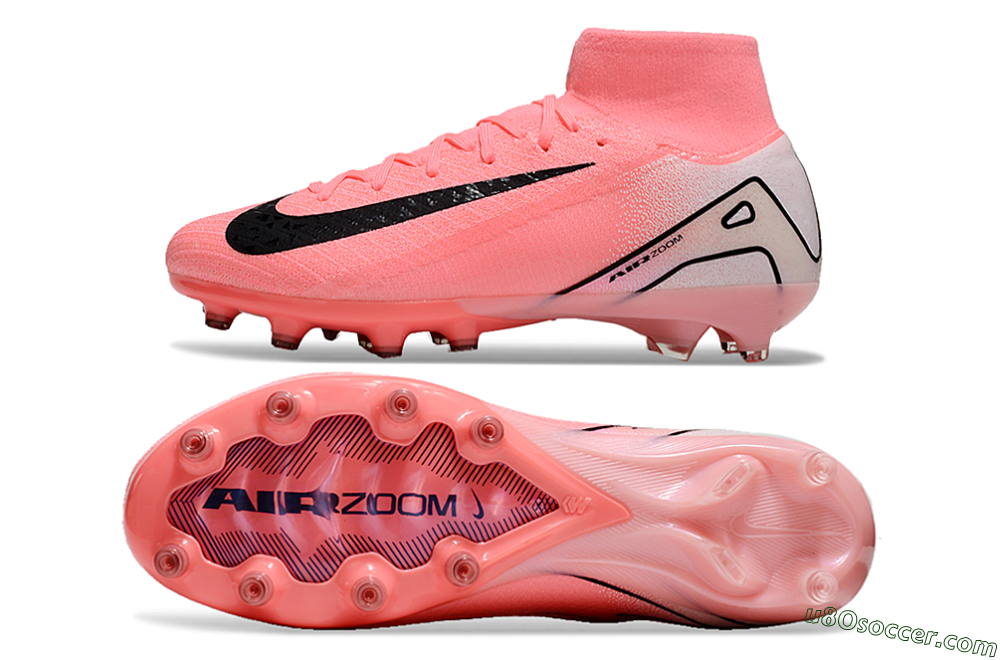 Nike Air Zoom Mercurial Superfly 10 Elite AG Artificial Grass Soccer Cleats - Pink/White/Black 0