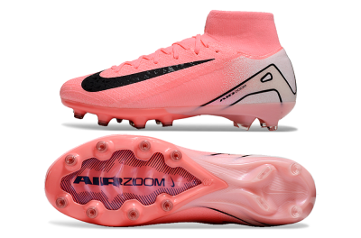 Nike Air Zoom Mercurial Superfly 10 Elite AG Artificial Grass Soccer Cleats - Pink/White/Black