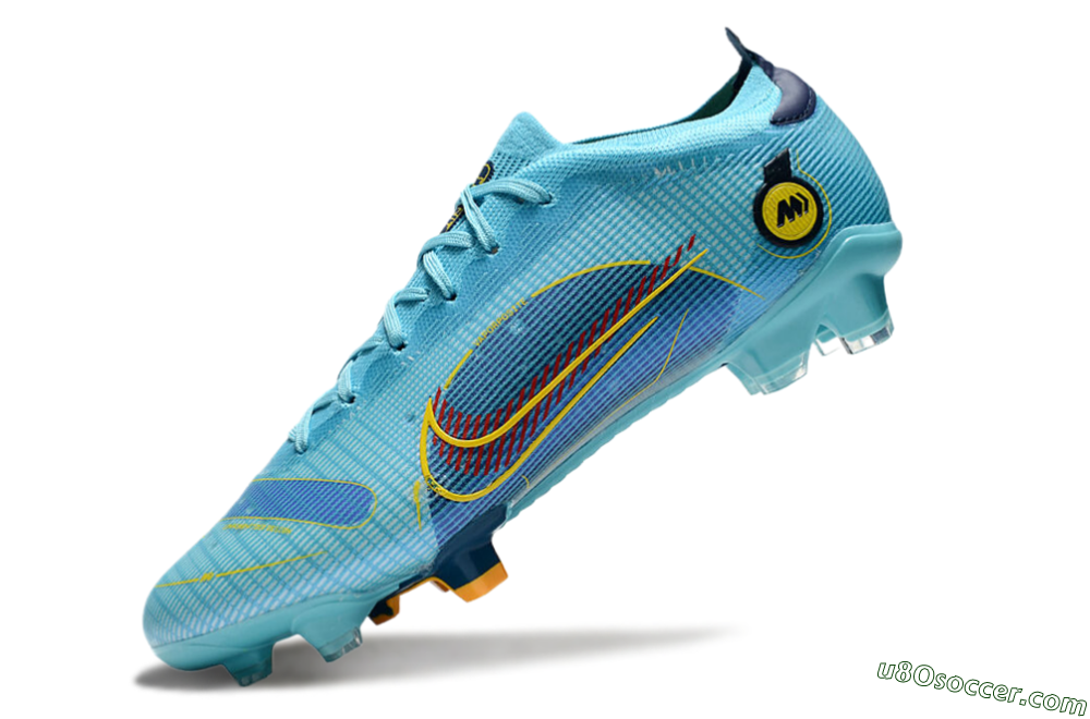 Nike Mercurial Vapor 14 Elite FG Firm Ground Soccer Cleats - Jade/Yellow/Black 4
