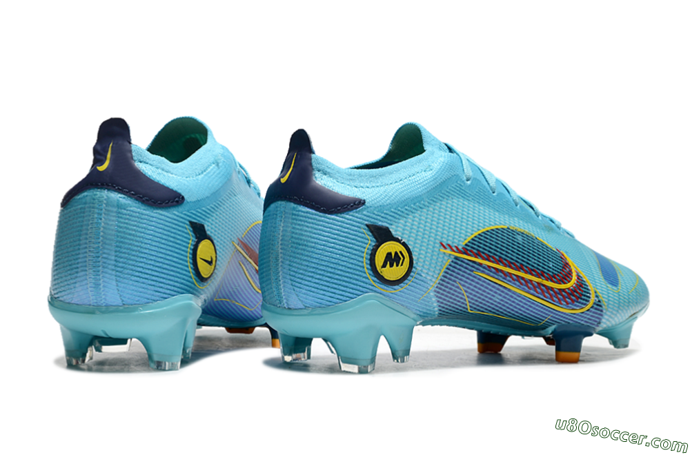 Nike Mercurial Vapor 14 Elite FG Firm Ground Soccer Cleats - Jade/Yellow/Black 6