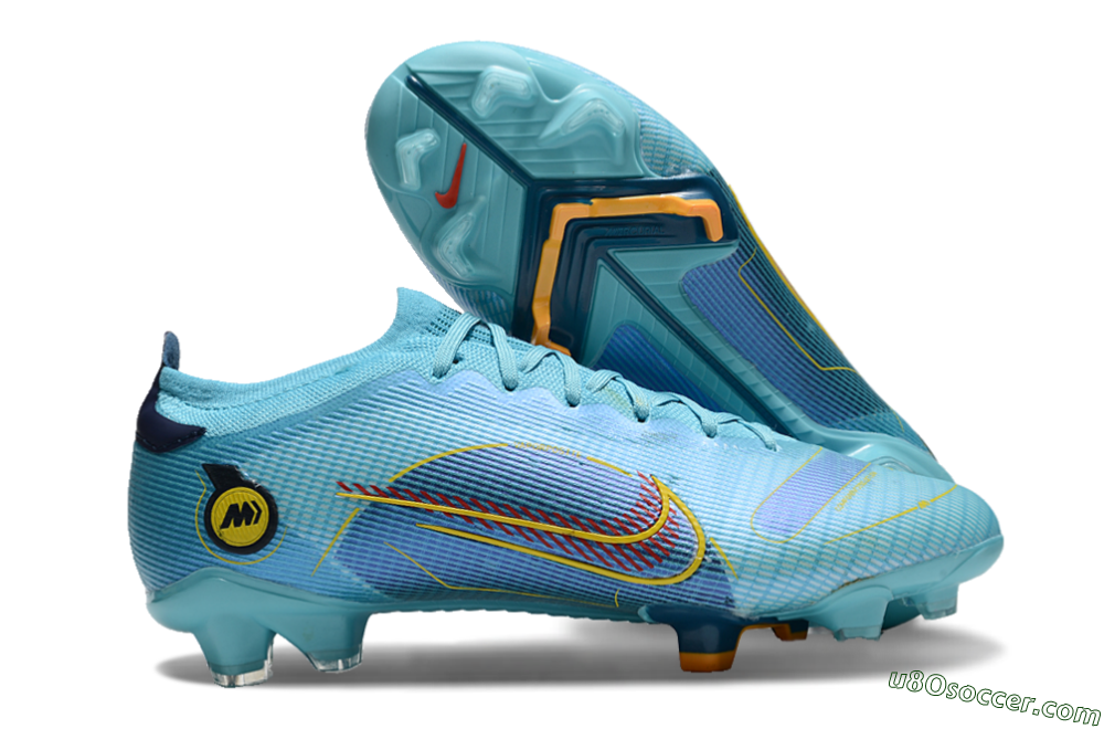 Nike Mercurial Vapor 14 Elite FG Firm Ground Soccer Cleats - Jade/Yellow/Black 1